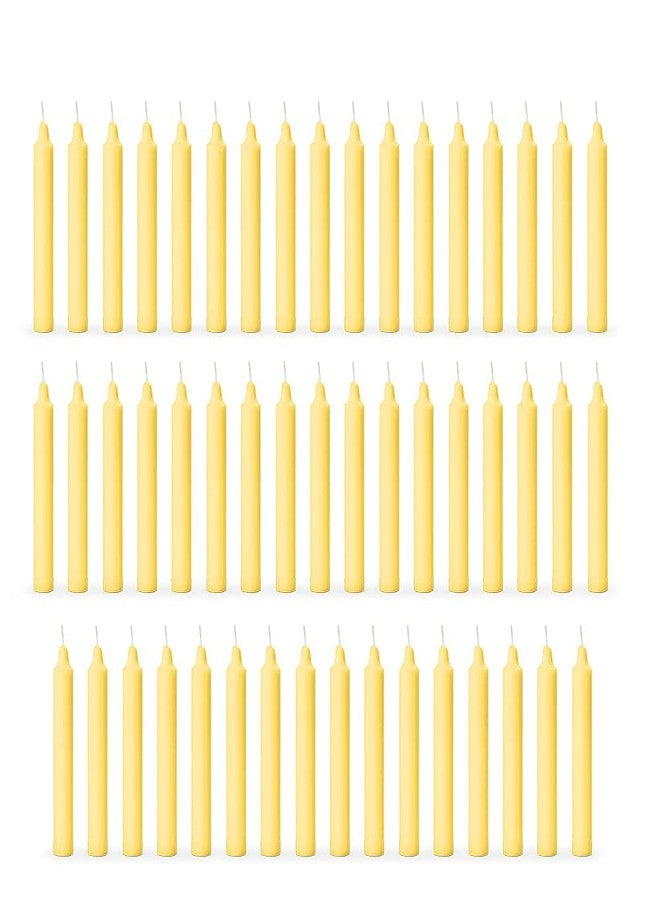 ASIDEA Stick Candles for Diwali Decoration, Birthday, Festival, Celebration (Red-Yellow) - Image 3